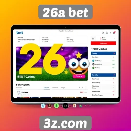 Análise da interface do usuário do site 26a bet